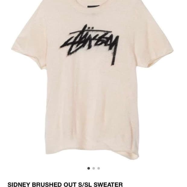 스투시 부클 니트