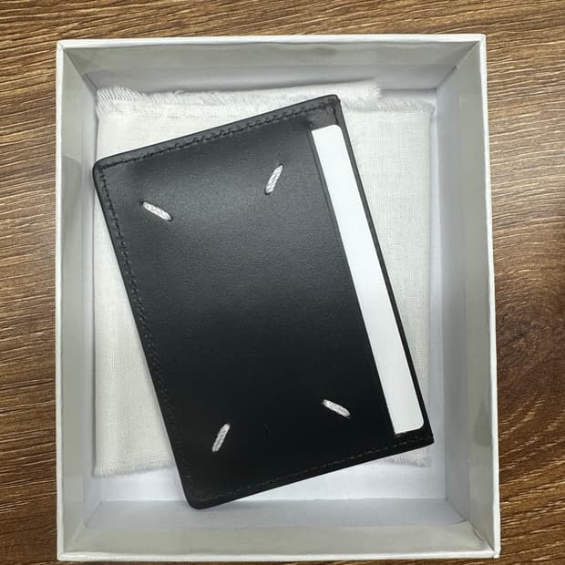 마르지엘라 카드 지갑 블랙(새 상품)