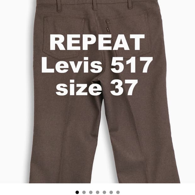 리바이스 517 스타프레스트 80s 빈티지 부츠컷