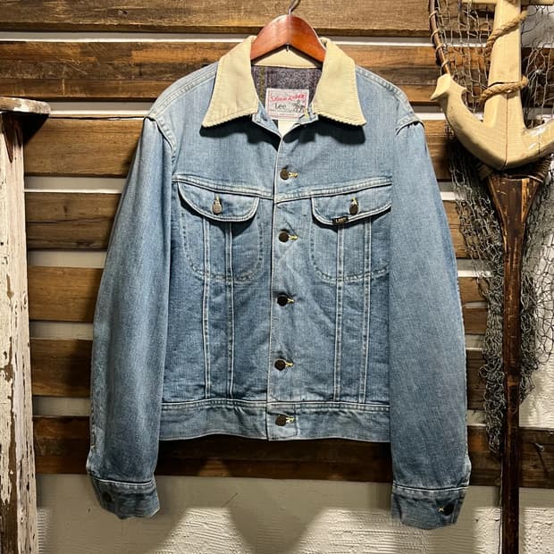 [M]70's Lee USA 스톰라이더 블랭킷 데님 트러커 자켓 R9