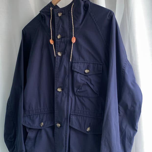 Navy safari jacket