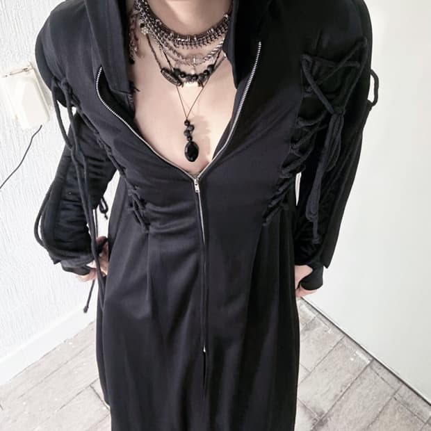 harajukufromm punk oriental dress jacket