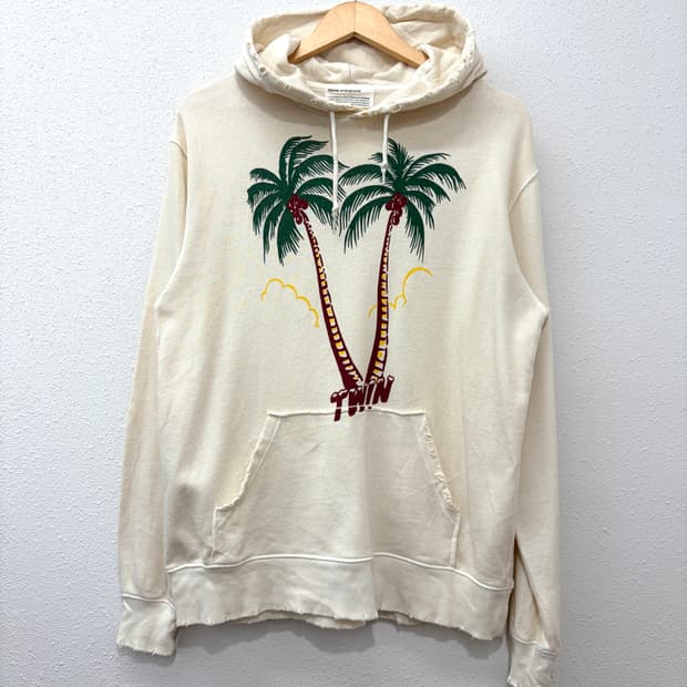 Clover underground 팜트리 프린팅 후드티