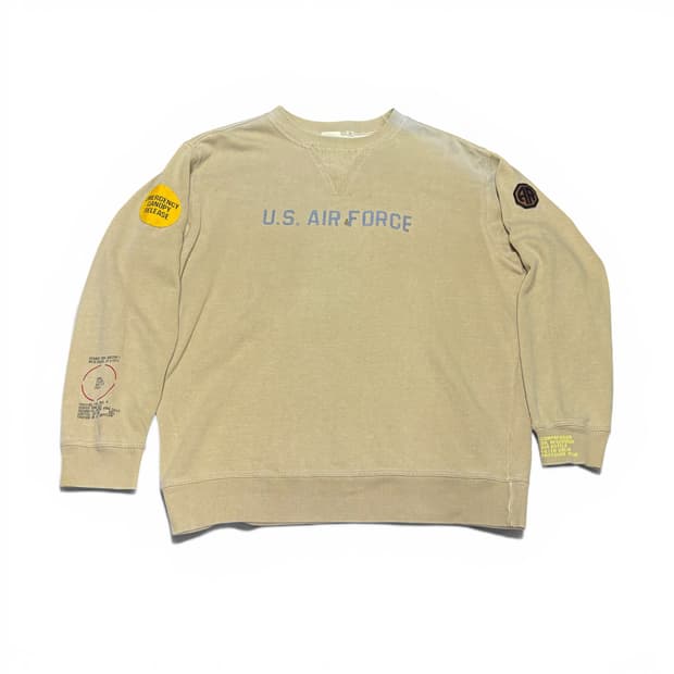XL 아비렉스 AVIREX AIR FORCE 패치 맨투맨