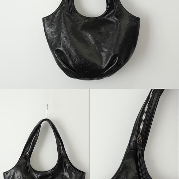 빈티지 도트 숄더백 