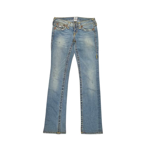 True Religion 트루릴리젼 빈티지 스티치 부츠컷 데님