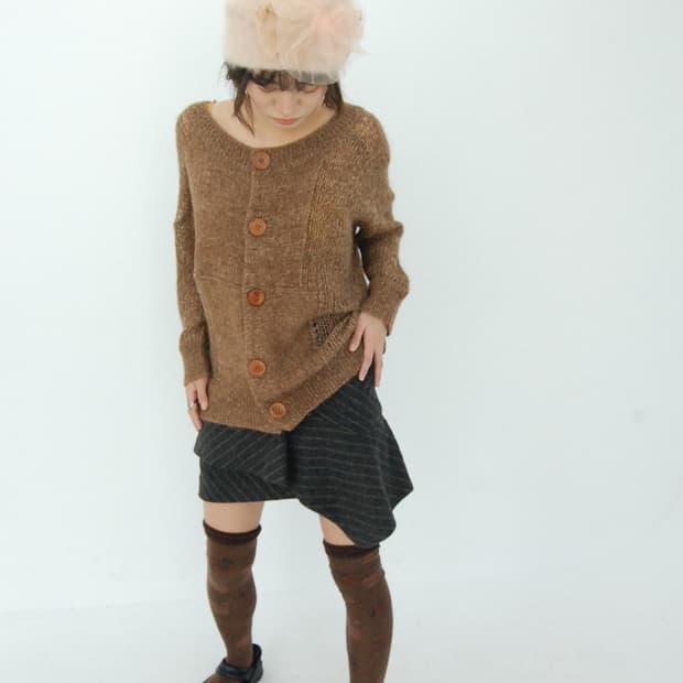 Sunaokuwahara knit cardigan