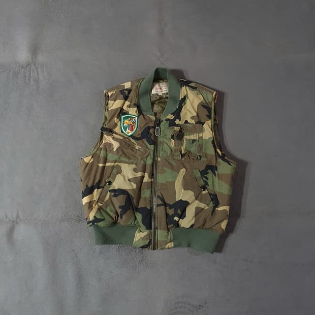 OLD CROW 올드크로우 우드랜드 베스트 조끼 L