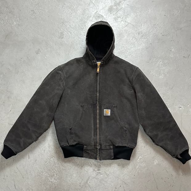 90's OG USA Made 칼하트 액티브 자켓 칼하트 BLK