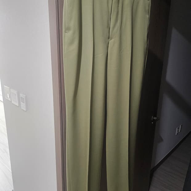 오라리 울맥스 개버딘 슬랙스