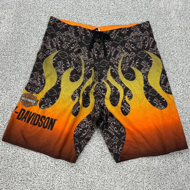 할리데이비슨 플래임 스윔팬츠
