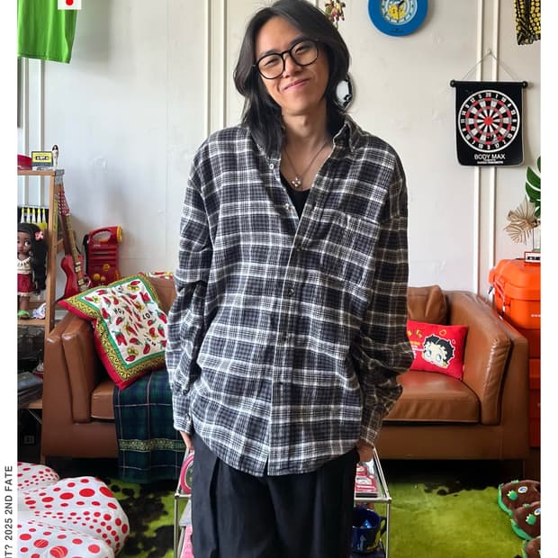 90-00s KANSAI YAMAMOTO Big Check Shirt