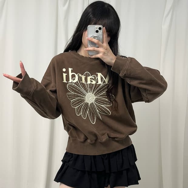 Mardimercredi brown sweatshirt