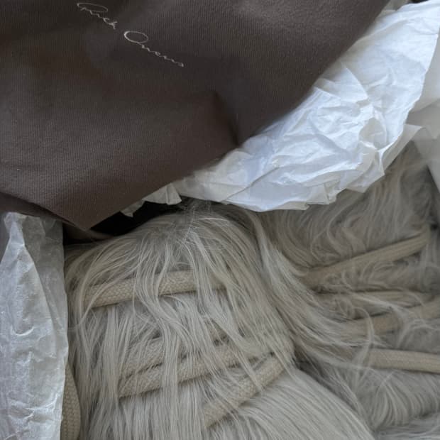 릭오웬스 메가 트랙터 부츠 EU36