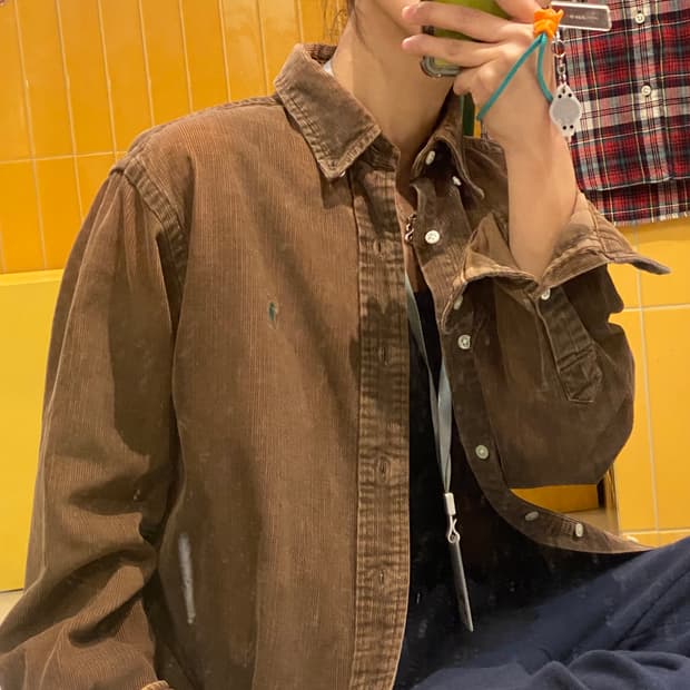 폴로랄프로렌 코듀로이 셔츠