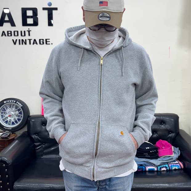 칼하트 k122 미드웨이트 후드집업 M