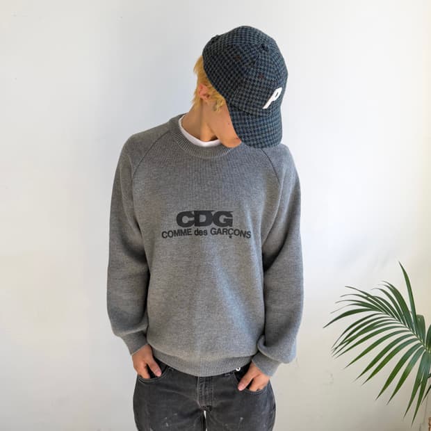 Comme des Garçons CDG 라인 니트/스웻