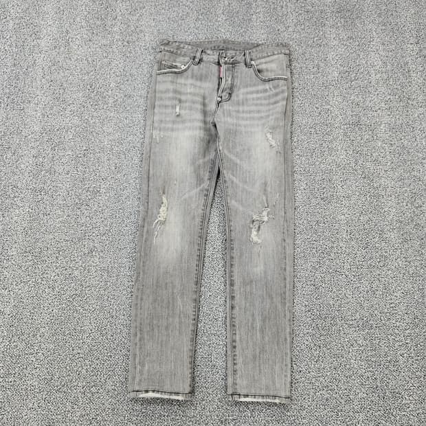 [32] 디스퀘어드2 데미지 그레이 진 청바지 1106JM1