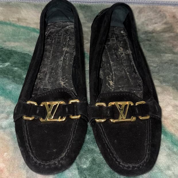 루이비통 옥스포드 스웨이드 로퍼