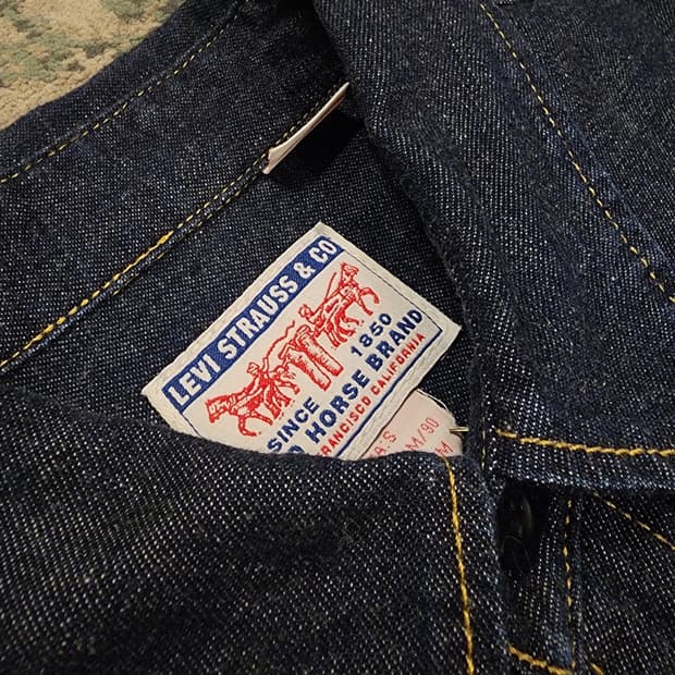 90s 제작 리바이스 데님셔츠