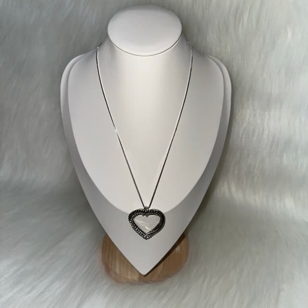 오리엔탈 고스펑크 하트 목걸이