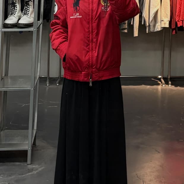 폴로랄프로렌 빅포니 레이싱 레드자켓 A3792