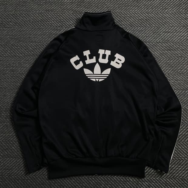 00s 아디다스 클럽 빅로고 올드스쿨 트랙탑 져지o 4064