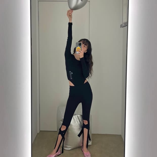 새상품) 더오픈프로젝트 (Open yy) 레깅스