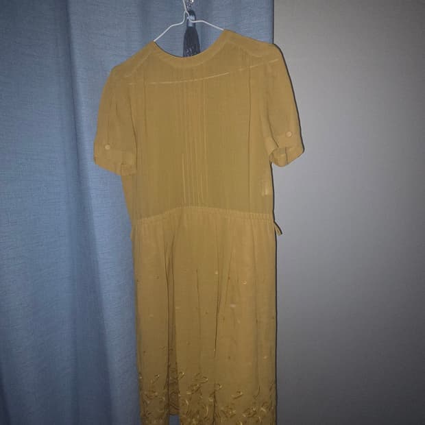 Japanese vintage yellow dress