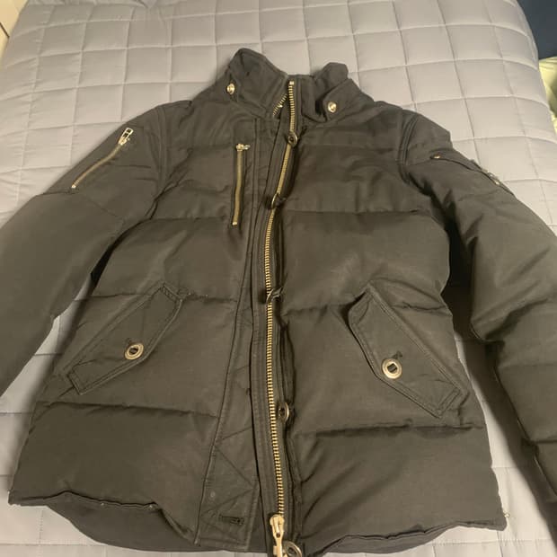 무스너클 쓰리쿼터 패딩