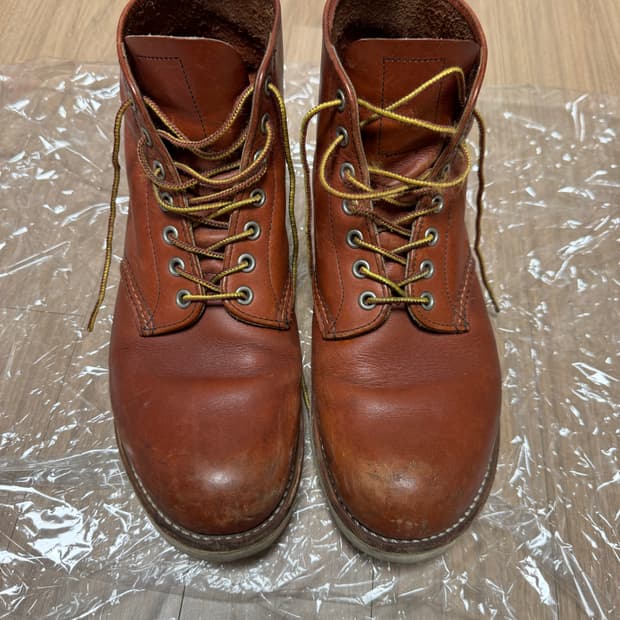 레드윙 8166 오로 러셋가죽 플레인토 워커부츠 8.5D