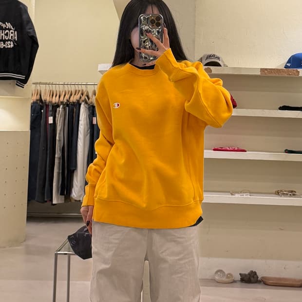 챔피온 리버스위브 로고 맨투맨 U1648