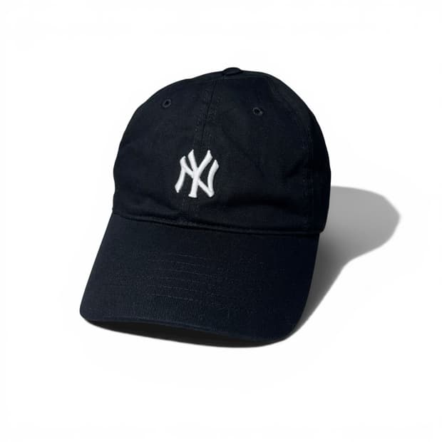 OS MLB 블랙 NY 양키스 면 볼캡