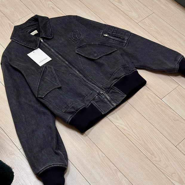 스테판 쿡 22aw 데님 봄버 자켓 