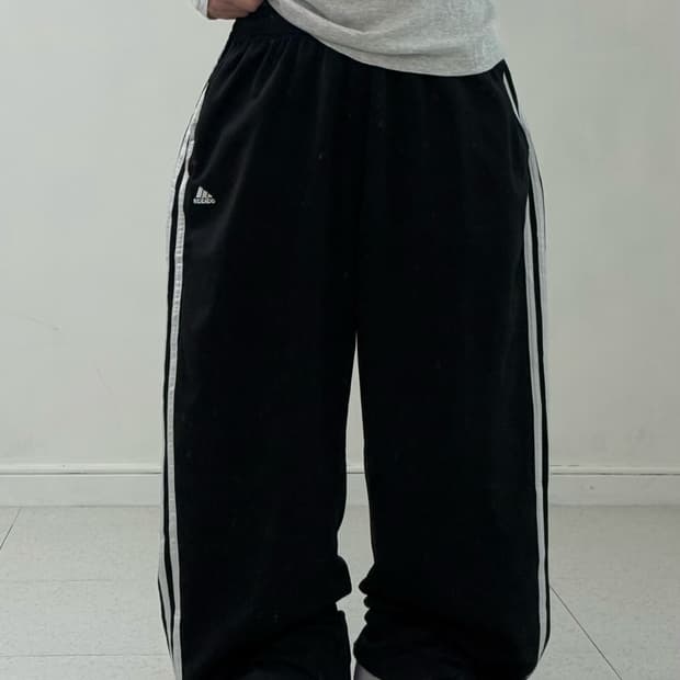 아디다스 삼선 와이드 팬츠