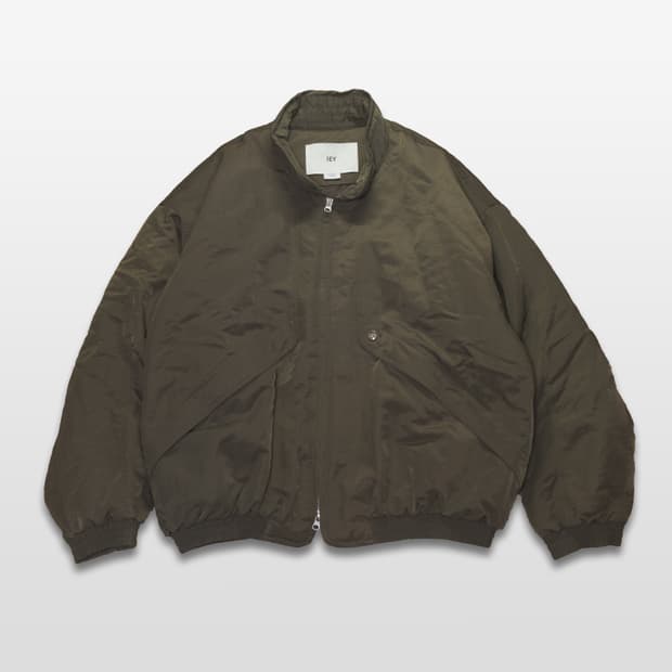 WIRE COLLAR OVERSIZED JUMPER Khaki