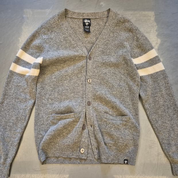 00s 스투시 램스울 가디건