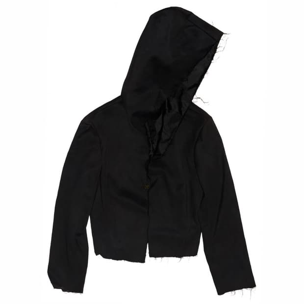 21SS Blank 컷오프 스웨이드 후드 자켓