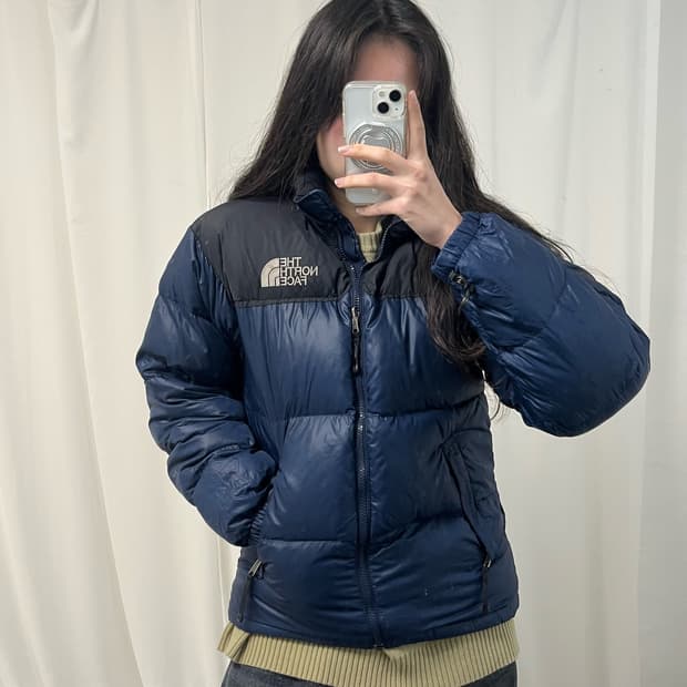 The North Face Nuptse Navy Padding