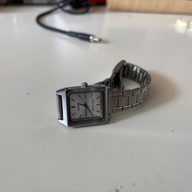 카시오 여성 메탈 시계 LTP-V007D-7E