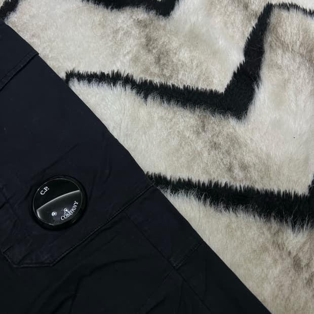 [32]C.P 컴퍼니 렌즈 카고 코튼 팬츠/블랙