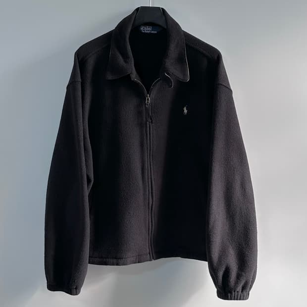 폴로 블랙 후리스 스윙탑 자켓 (va.96)