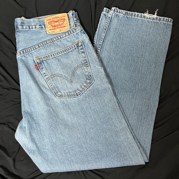 리바이스 505 레귤러핏 데님팬츠