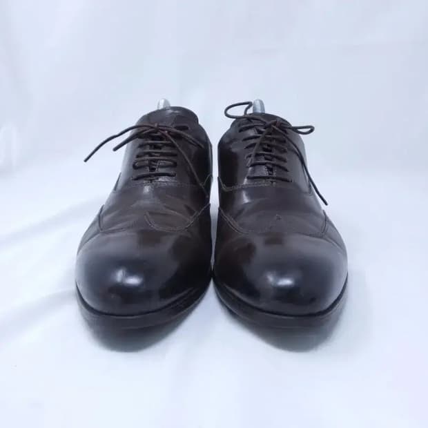 제냐 브라운 윙팁 구두 7사이즈