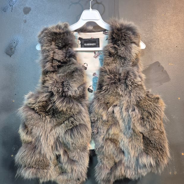 카시바디 퍼 조끼 베스트 55 66