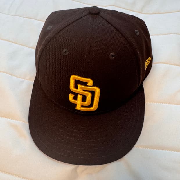 뉴에라 샌디에이고 브라운 모자 714 