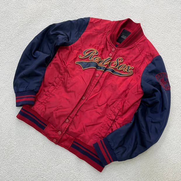 85 엠엘비 레드삭스 스타디움 바시티 0317M