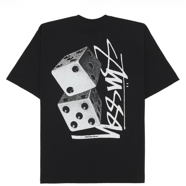 스투시 톨 다이스 티셔츠 블랙 XXL