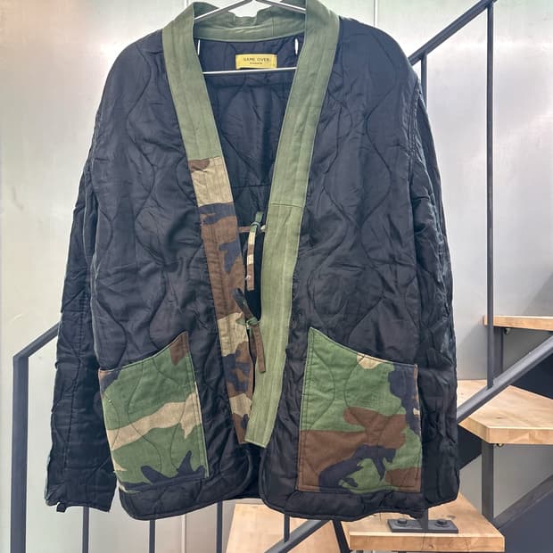 GAME OVER 방콕 브랜드 빈티지 커스텀 퀄팅자켓 깔깔이