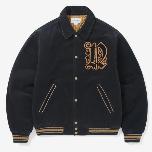 thisisneverthat 코듀로이 바시티 자켓 m